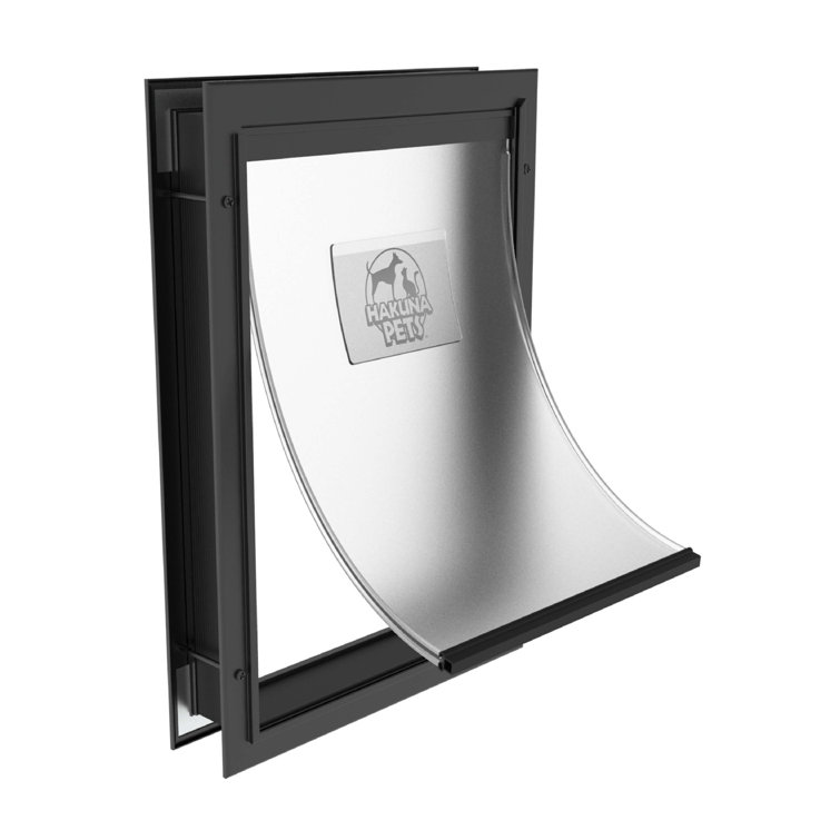 Hakuna Pets Metal Door Mount Pet Door for Dog & Reviews Wayfair